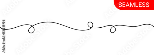 Seamless minimal loop line border