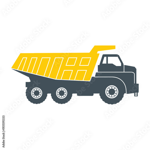 Dump Truck Vehicle Heavy Machinery Equipment.