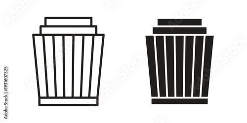 Air filter icon collection. Vector design pack