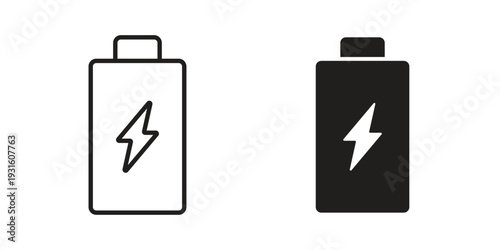 Battery life icon collection. Vector design pack