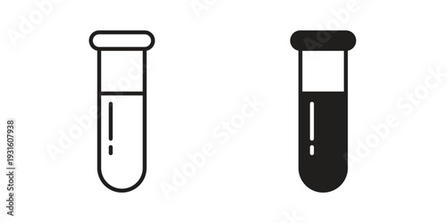 Blood test icon collection. Vector design pack