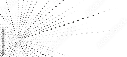 Light gradient halftone dots grunge wide background