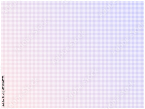 Pastel Pink and Purple Gradient Gingham Check Pattern Background