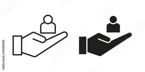 Customer retention icon collection. Vector design pack