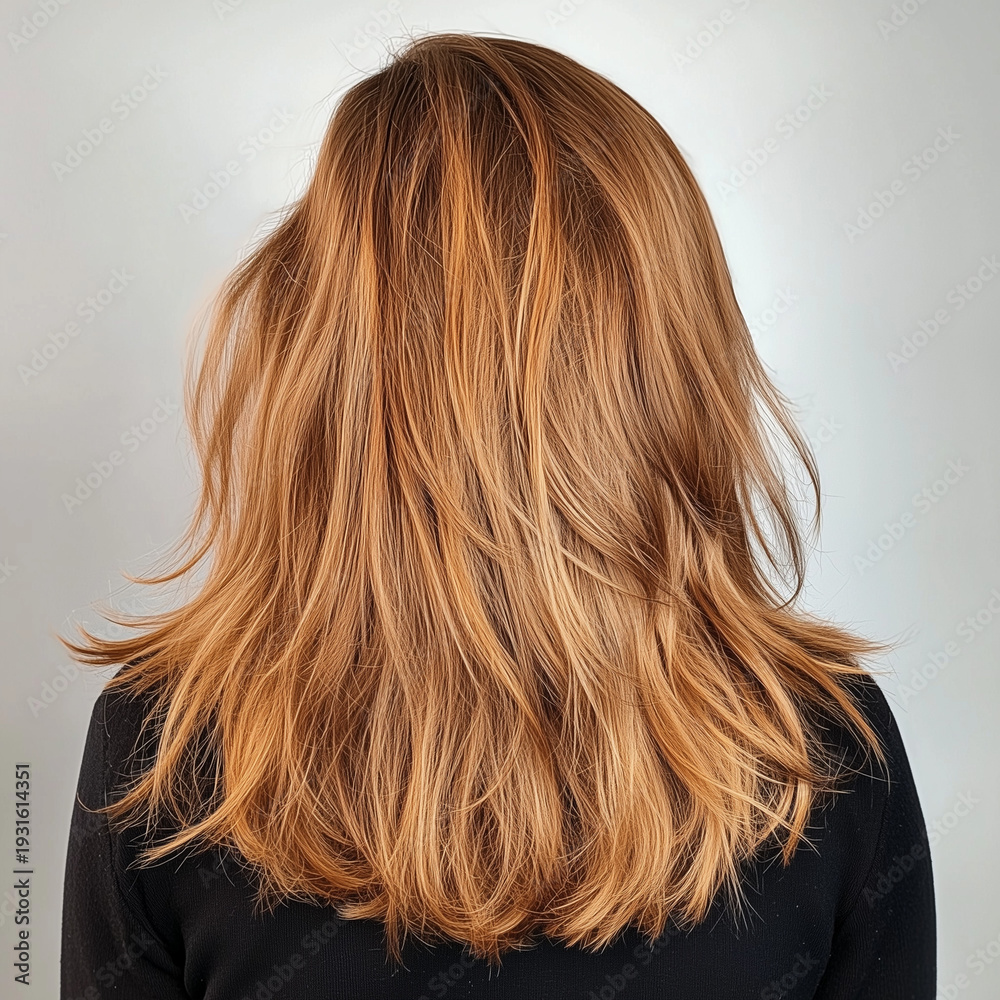 Fototapeta premium Hair damaged by chemicals.
