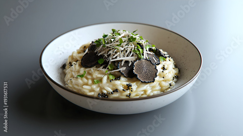 risotto with mushrooms and cheese