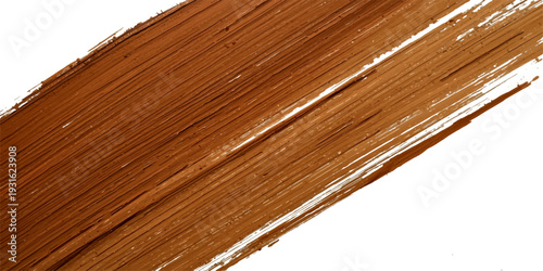 A textured brown oak plank with a natural grain pattern forms an old wooden board surface, creating a rustic hardwood timber background for nature-inspired design