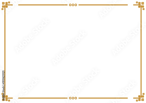 アンティーク調ゴールド縦フレーム