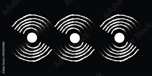 Interference pattern of light waves