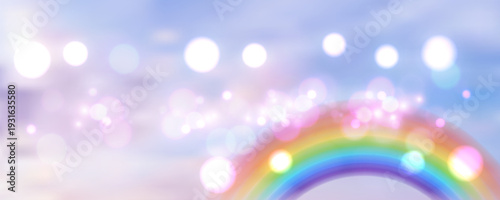 Magical pastel gradient with twinkling stars, iridescent rainbow hues, and soft purple-pink tones, ideal for enchanting princess and fantasy illustrations.