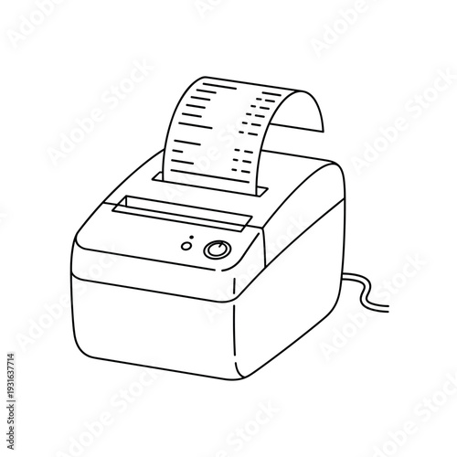 Printer icon vector illustration isolated on white background