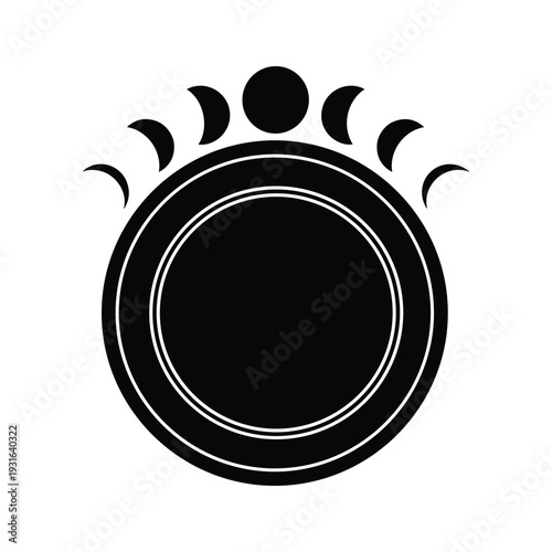 Moon Phases Circle Cycle Cosmic Progression
