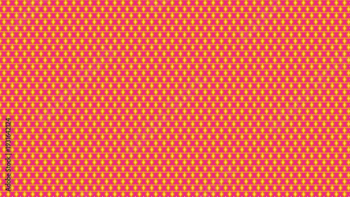 Abstract seamless vibrant pink background featuring horizontal gold geometric bands and diamond patterns perfect for festive digital wallpaper and modern textile prints