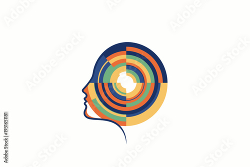 Human Mind and Consciousness Abstract Concept Profile - Generative AI