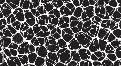 seamless abstract organic pattern with a white cellular network creating a modern digital background for technology or science concepts