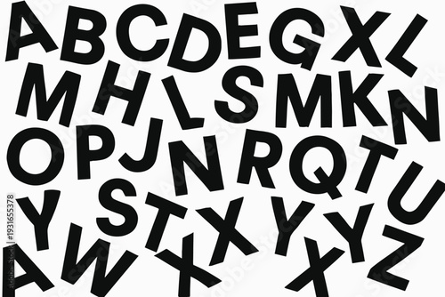 Hidden Uppercase Letters Puzzle – Find T X N S R in Overcrowded Alphabet Soup Coloring Page