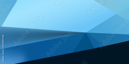 Blue black abstract background geometry shine and layer element vector for presentation design. Suit for business, corporate, institution, party, festive, seminar, and talks