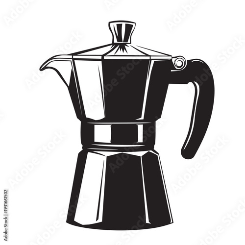 coffee maker isolated on white