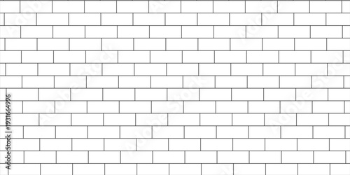 White and black brick wall background. eps 10