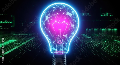 Digital Lightbulb Idea