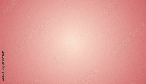 Soft Coral Pink Gradient Background with Light Center Glow and Subtle Grainy Texture