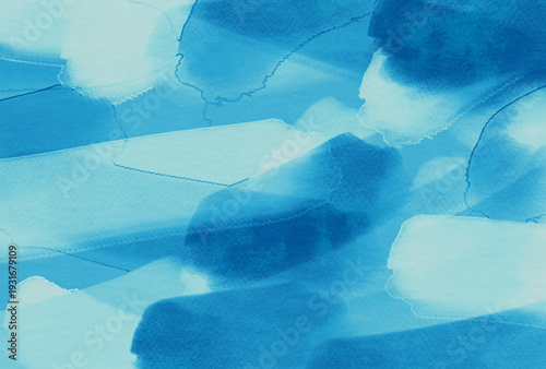 背景素材_水彩テクスチャ_水色
