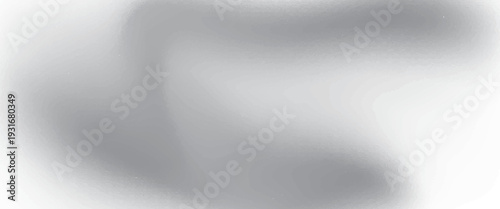 Light matte rippled surface. Plastic glass. Frosted winter window glass. White gray gradient transparent background. Panoramic realistic  Vector illustration