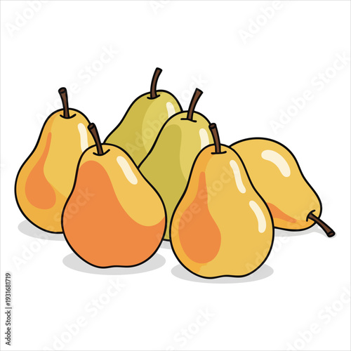 Art & Illustration of a pear
