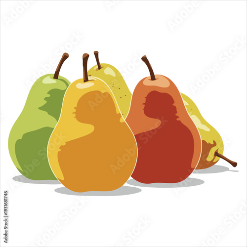 Art & Illustration of a pear