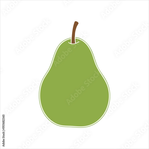 Art & Illustration of a pear