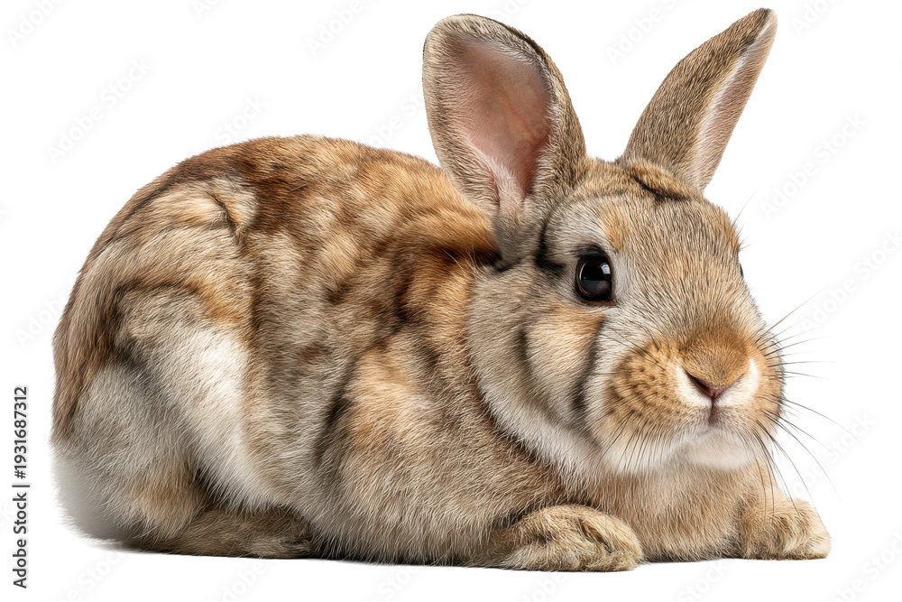 Obraz premium Rabbit Isolated on Transparent Background