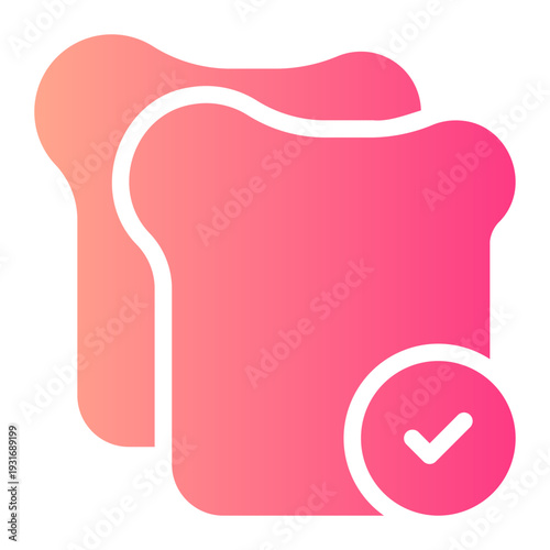 bread gradient icon