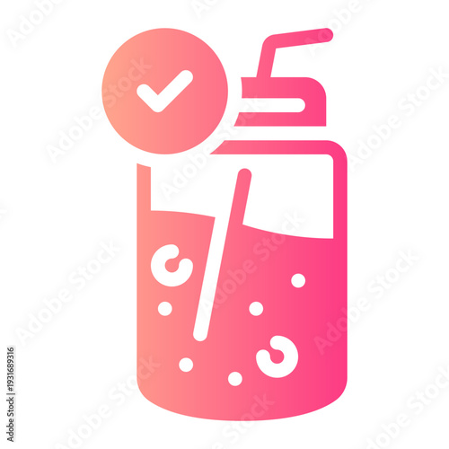smoothie gradient icon