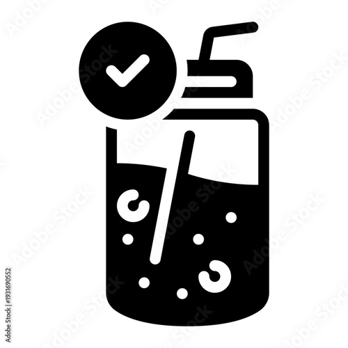smoothie glyph icon