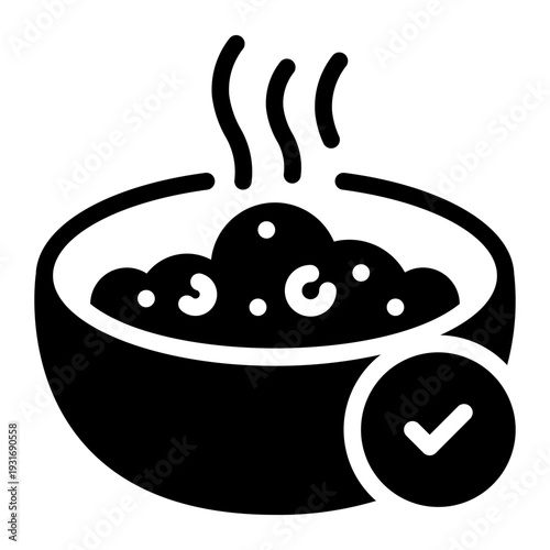 porridge glyph icon
