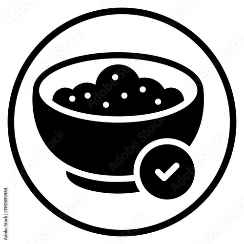 fried rice glyph icon