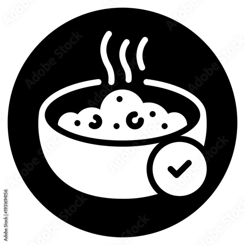 porridge glyph icon