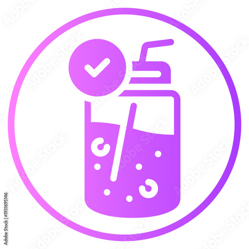 smoothie gradient icon
