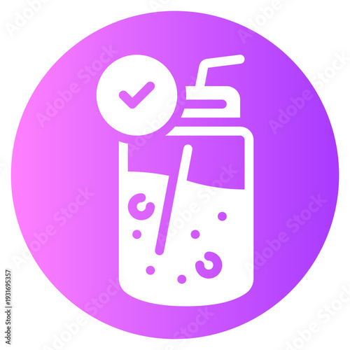 smoothie gradient icon