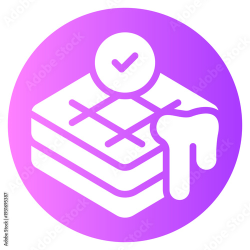 waffle gradient icon