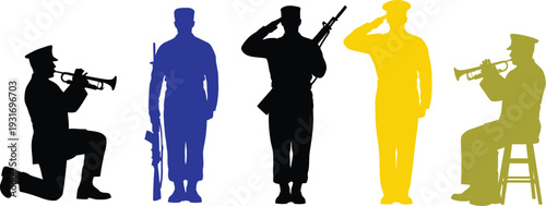 Memorial soldier tribute honoring fallen heroes in military service