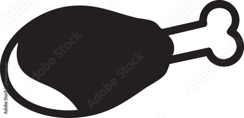 An illustration shows a single drumstick with a bone.