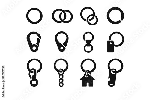 Image shape accessory generation simple balanced solid pure utility modern icon vector