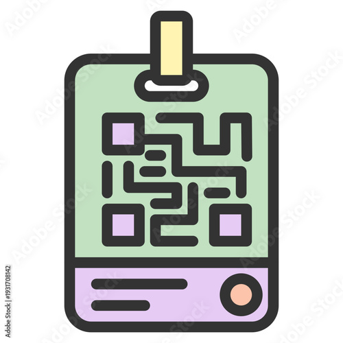 Id card illustration