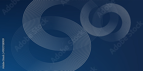  Abstract blue glowing geometric lines modern shiny blue circle lines pattern. Suit for cover, banner, eps10