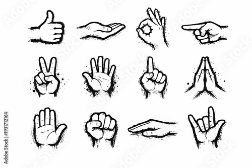 Image hair edge brush vector drag icon effect bleed generation simple line