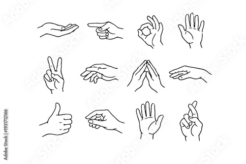 Freehand generation simple move rhythm motion calm loose icon gesture sway image