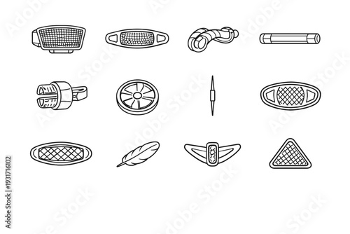 Spoke icons icon clasp transparent reflector lightweight tube vector component reflective cycling