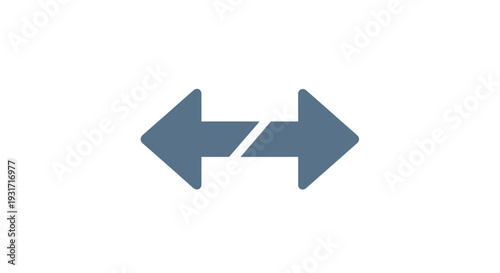 Arrows Symbolizing Connection and Exchange, A Visual Metaphor for Two-Way Process