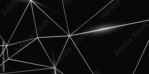 Abstract black background with diagonal lines. Modern dark abstract vector texture.